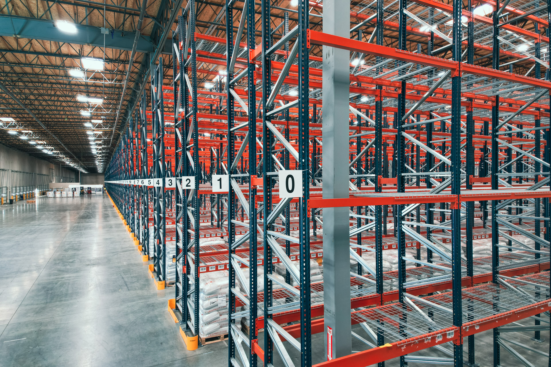 Industrial pallet racking warehouse in Ellenton Florida